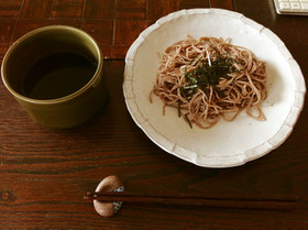 ざるそばつゆと茹で方工夫で味2割増
